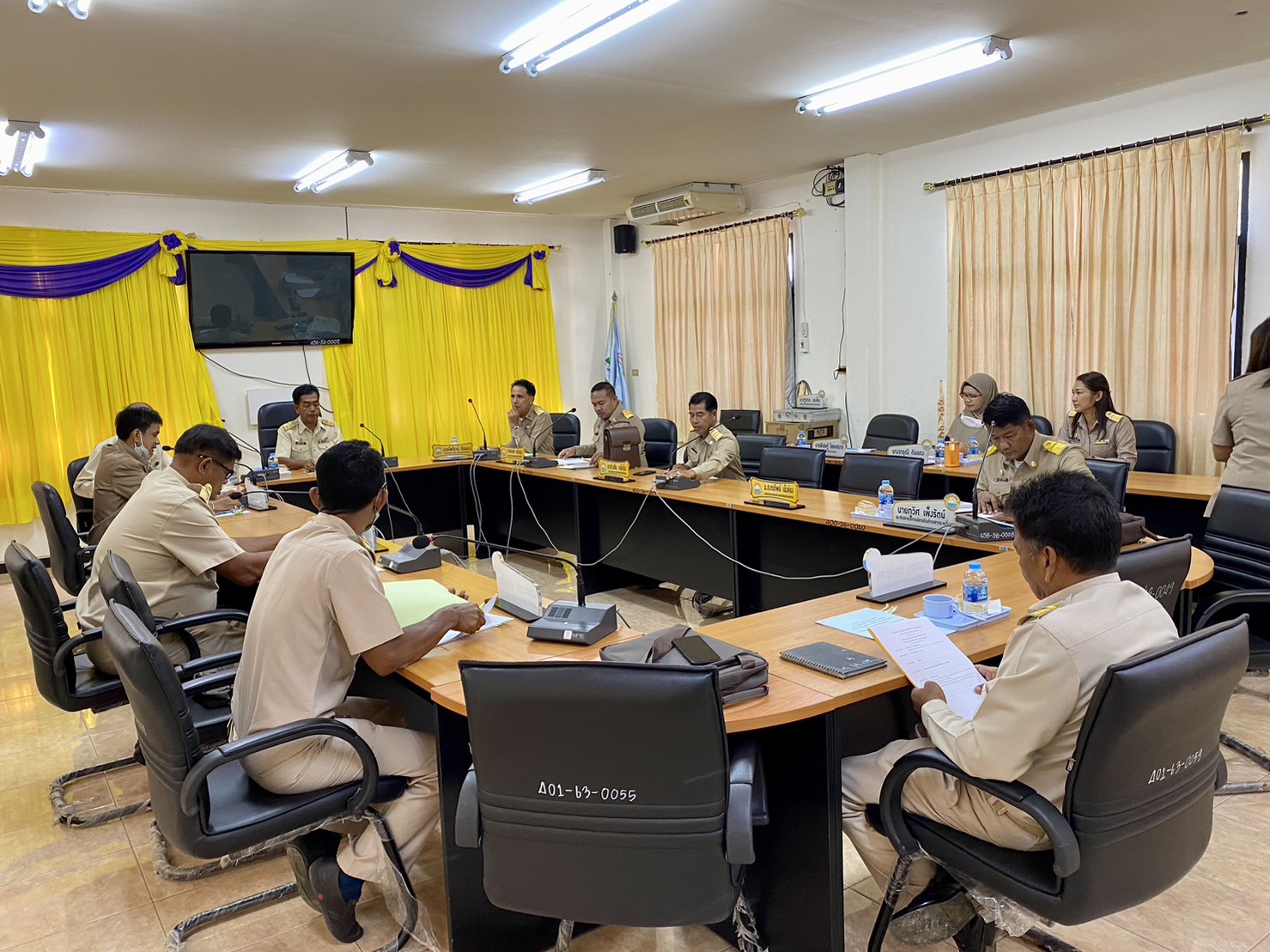 ประชุมสภาองค์การบริหารส่วนตำบลเขาทอง สมัยสามัญ สมัยที่ 1 ครั้งที่ 1/2566  ประจำปี 2566 